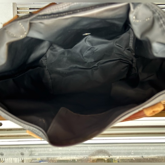 Longchamp Le Pliage tote dark grey with gold - Picture 7 of 8